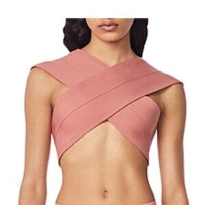 RARE FIND!! BNWT HERVE LEGER crossover bandage top